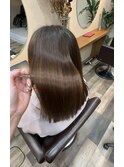 美髪矯正×ミディアム