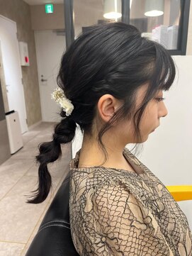 ラフィット 下大利店(lafit) ヘアアレンジ/ lafit 下大利　かじ @kaji_de_experiences