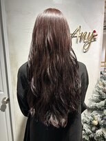 エニィ 池袋西口(Any)&nbsp;黒髪/グレーベージュ/レイヤーロング/前髪パーマ/池袋