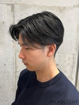 グラ デザイン アンド ヘアー 西院店(GRAS DESIGN & HAIR by HEADLIGHT) 前下がりセンターパート