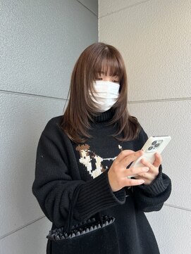 ヘアーアイストゥーレ(HAIR ICI TRE) レイヤースタイル　担当東川内遥