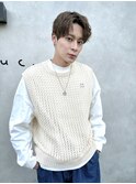 センターパート×ルーズツイスパ