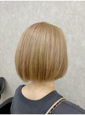 【ベージュ×ピンク】