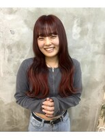 エトネ ヘアーサロン 仙台駅前(eTONe hair salon)&nbsp;long【外巻きロング×ルーツカラー】