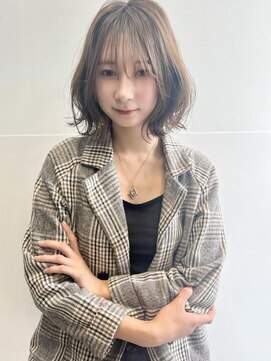 ダブルトーキョー シブヤ(W-TOKYO SHIBUYA) ひし形シルエットのボブウルフ　ウルフカット