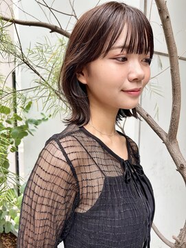 ノラギンザユー(NORA GINZA/U) 結べるボブレイヤーカット顔まわりカット後毛カットワンカール