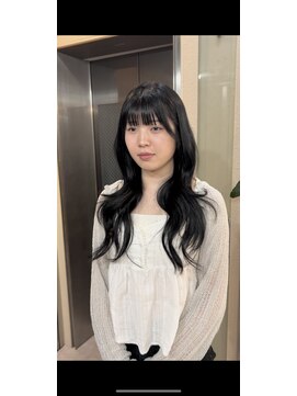 アリスバイアフロート 自由が丘(ALICe by AFLOAT) ブルーブラック／レイヤーカット／ハッシュカット