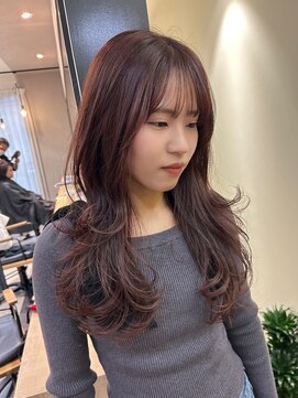 ハブ(hub) 【天神今泉】ピンクブラウン