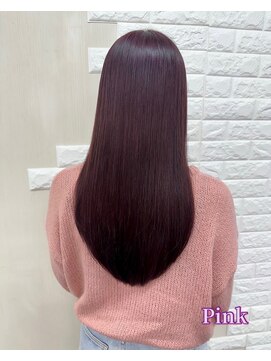 ミウミウヘア(miu miu hair) ブリーチなしナチュラル・ピンク♪