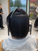 フォルテミラ(FORTE MILA)&nbsp;縮毛矯正　切りっぱなしボブ