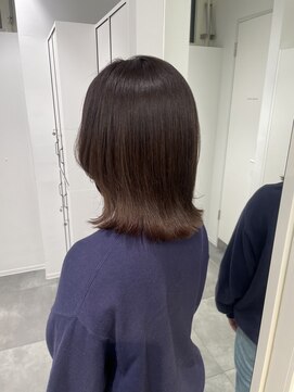 コレクティブワーク 表参道 渋谷(COLLECTIVE WORK) 艶髪ベージュ髪質改善ボブ顔まわりレイヤー20代30代40代[表参道]