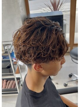 エッジ(EDGE) 大分メンズ刈り上げマッシュシャドウパーマスタイル