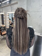 ヘア イズム 表参道(HAIR ISM) ハーフアップカチモリ