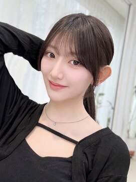 レイリー 原宿 表参道(Rayreee) オフィスでも可愛い好印象ポニーテール