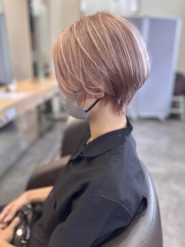 モードケイズ 本厚木(MODE K's) ショート×ピンクベージュ ショート/ショートボブ/ボブ