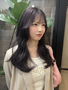 ヌープヘアーアイス(NUUP.hair ici) 20代30代◎ブリーチなし暖色ベージュ×艶髪