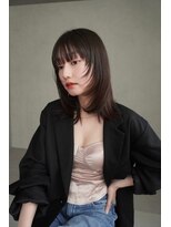 ホネン(honen)&nbsp;【薬院】姫カットレイヤー×透明感艶イルミナカラー/薬院大通