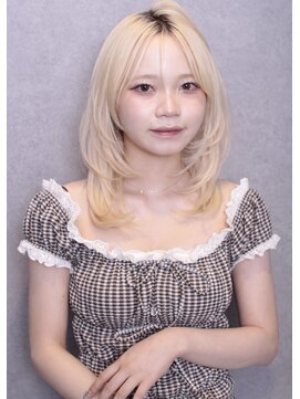 前髪似合わせ/リフトレイヤー/ナチュラル/くびれ巻き/モテ髪