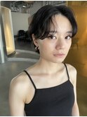 黒髪/クラゲヘアー/オリーブグレー/小顔/ココアベージュ