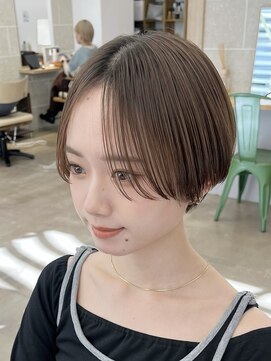 サンドイエナ 横浜店(sand yena) くびレイヤーボブルフネビージュ小顔ワンレンこなれミディ