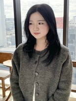 オルガン(Organ)&nbsp;“黒髪でも重く見えないミディアムレイヤー”