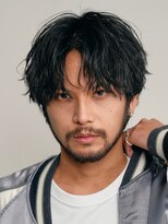 バイフィフス 原宿/表参道(by fifth)&nbsp;メンズシースルーマッシュニュアンスパーマシャドウパーマテテ風