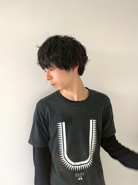 ロマリア 渋谷 渋谷宮益坂(Lomalia) MEN’S/ニュアンスパーマ/ナチュラルショート ルーズパーマ