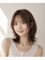 ノラジャーニー(NORA Journey) 上田/レイヤーボブウルフカット顔周りレイヤーハッシュカット