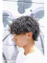 become men's hair 名駅EAST【10月3日 NEW OPEN(予定)】&nbsp;ツイストスパイラルパーマ×メンズウルフヘア