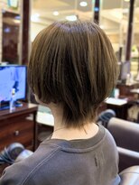 キャラ 池袋本店(CHARA)&nbsp;大人可愛いひし形ウルフ◎アッシュベージュ【池袋/ショート】