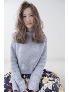 ヘアデザイン セレンディピティ(HAIR DESIGN Serendipity) ほつれウェーブセミロングスタイル