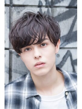 オースティン 錦糸町(AUSTIN) くせ毛風パーマ★ツーブロックショートレイヤー×ワイルドバング