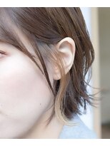 サロン(SALON)&nbsp;【SALON】INOA ショートに似合うイヤリングカラー　青木晃平