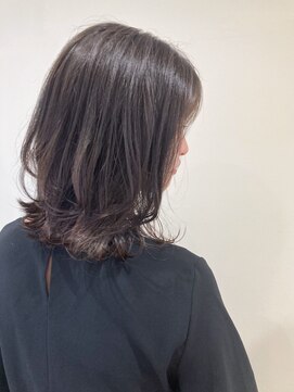 ロロン(LORONG) ミディアムレイヤー　ハイライトカラー　グレージュ