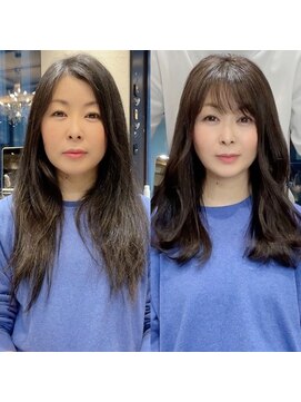 アフロート ギンザ(AFLOAT GINZA) AFLOAT GINZA【仲道 弘泰】前髪作った【before→after】