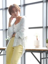 ナオシ トレス 富雄店(nao*c tres)&nbsp;進化したハンサムショート/透け感ショートヘア