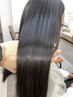大人気set『美髪ストレートset』髪質改善トリートメント付き￥22500