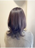 9月#モテ髪カタログ#外ハネボブ#セクションカラ#ペールベージュ
