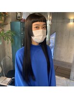 ギフトサニーサイド(gift sunny side)&nbsp;オン眉＋姫カット