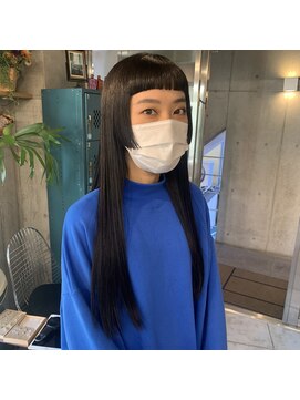 ギフトサニーサイド(gift sunny side) オン眉＋姫カット