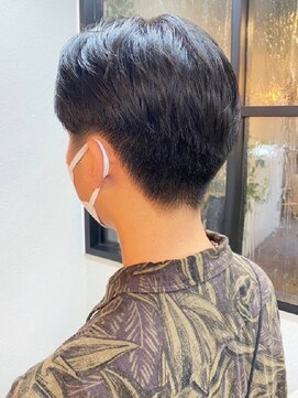 ニット 銀座(knit) 《knit銀座》大人黒髪20代30代40代刈り上げハンサムショート