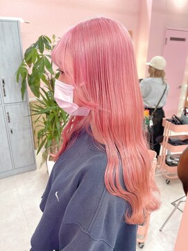 ワンズクロエ 原宿店(ONE's Chloe) ピンクカラー/くびれヘア/ツートーンカラー