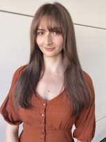 リルーム(re-room)&nbsp;顔周りレイヤーカット＋ミルクティーベージュ