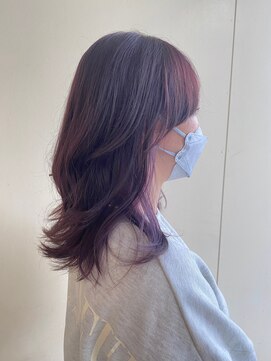 カシェ リタ ヘアー(CACHE'&RITA HAIR) ツヤ感◯ポイントカラー◯ピンクパープル◯ラベンダーピンク