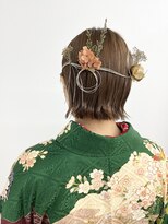 シアー(sheer) 《sheer/氏家》＃切りっぱなしボブ#水引＃ヘアアレンジ＃卒業式