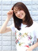 【U-tract 】チョコレートブラウン☆20代30代40代ミディアム