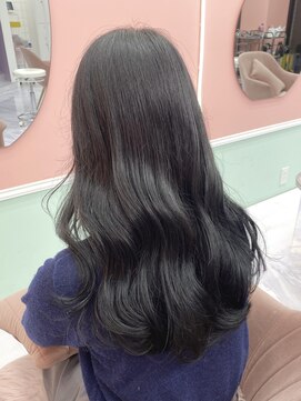 ガーランド(Girland) 【girland】ブルーブラック 韓国風/レイヤーカット