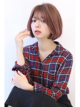 オーロ(ORO) 前髪パーマ大人気Aラインボブ