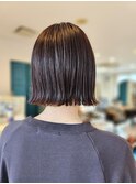 切りっぱなしボブ