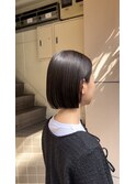 切りっぱなし×耳掛け